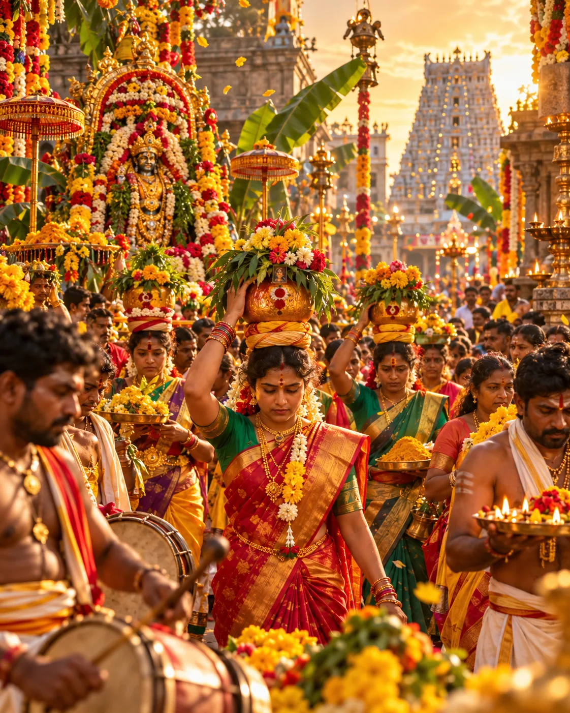 Devotional visual for Srivari Sare