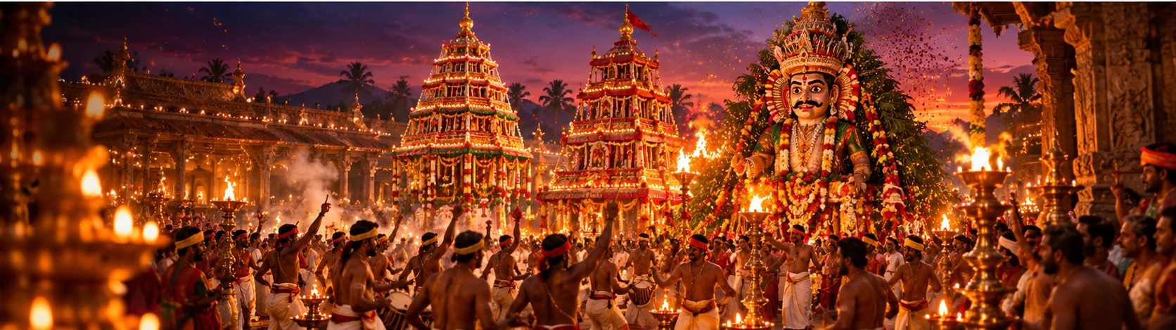AI-created illustrative festival scene for Sapparalu